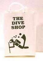 Dollhouse Miniature The Dive Shop  Shopping Bag